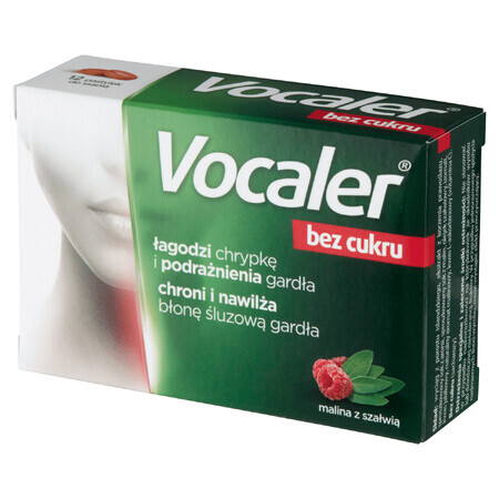 Vocaler bez cukru, 12 pastylek do ssania - Dugi termin wanoci!