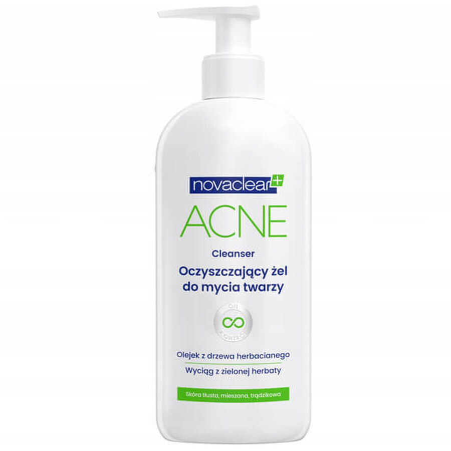 Novaclear Acne Cleanser, gel detergente viso, 150 ml