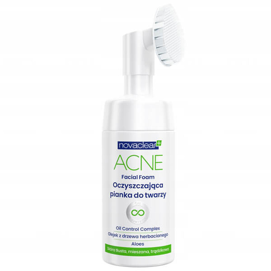 Novaclear Acne, schiuma detergente viso, 100 ml