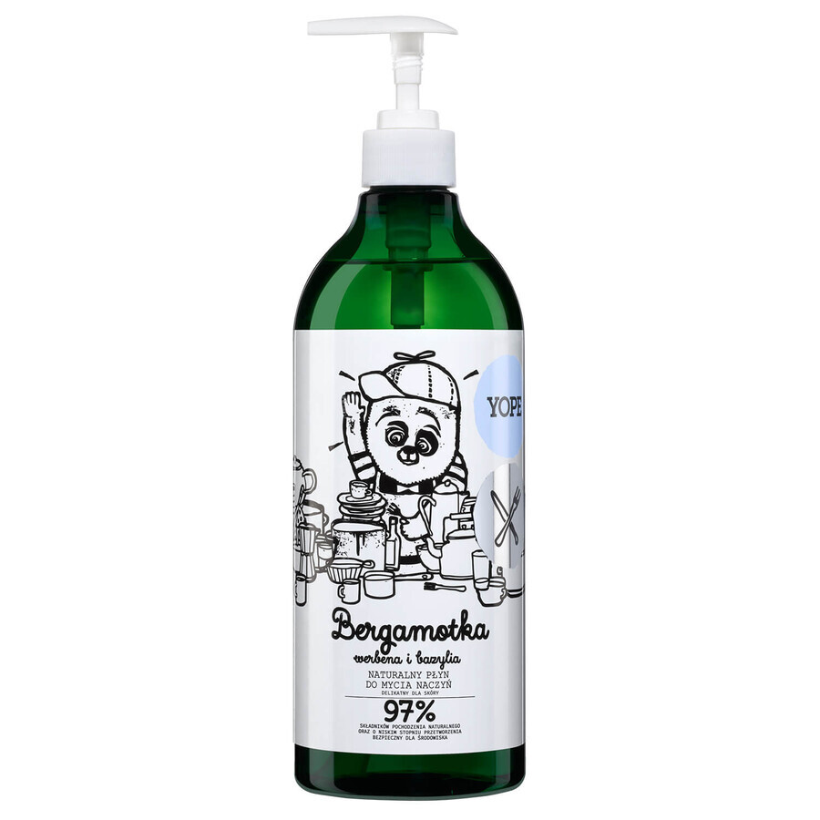 Yope Bergamot, Verbena and Basil, natural dish detergent, 750 ml