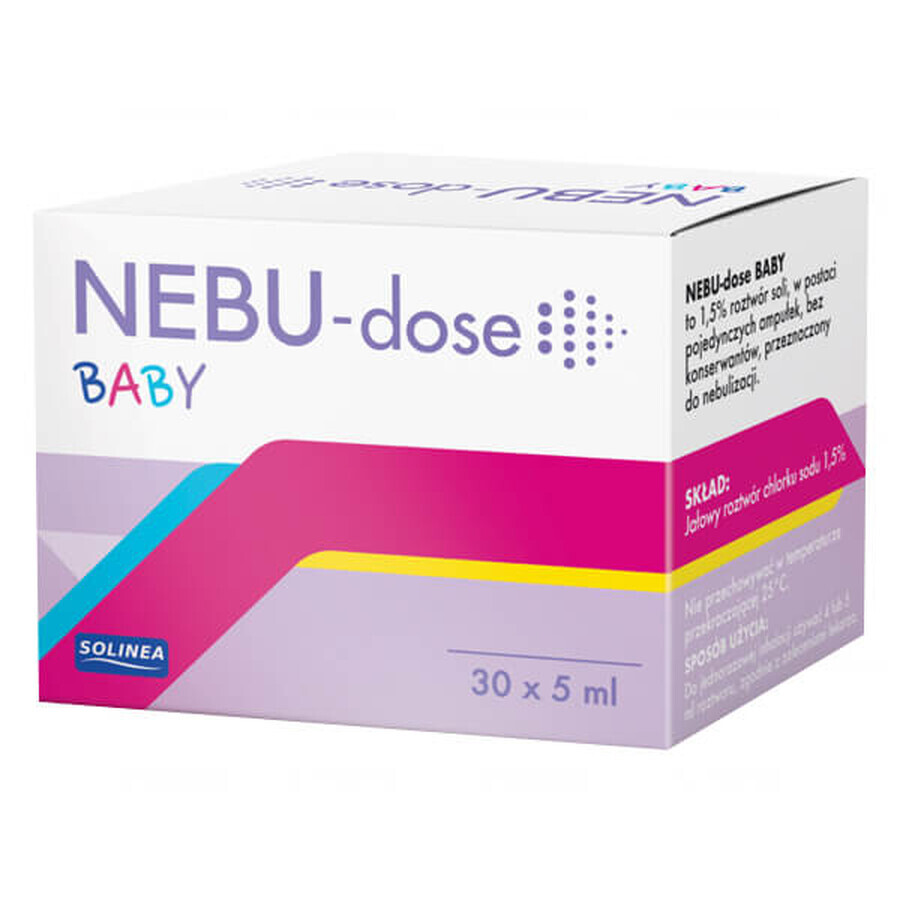 Soluzione per Inalazione Bambini, Nebu-Dose Baby, 30 fiale da 5 ml