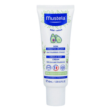 Mustela Cradle Cap Krem na ciemieniuch, 40ml