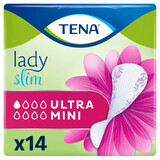 Assorbenti Anatomici Tena Lady Slim Ultra Mini, Confezione da 14 pezzi