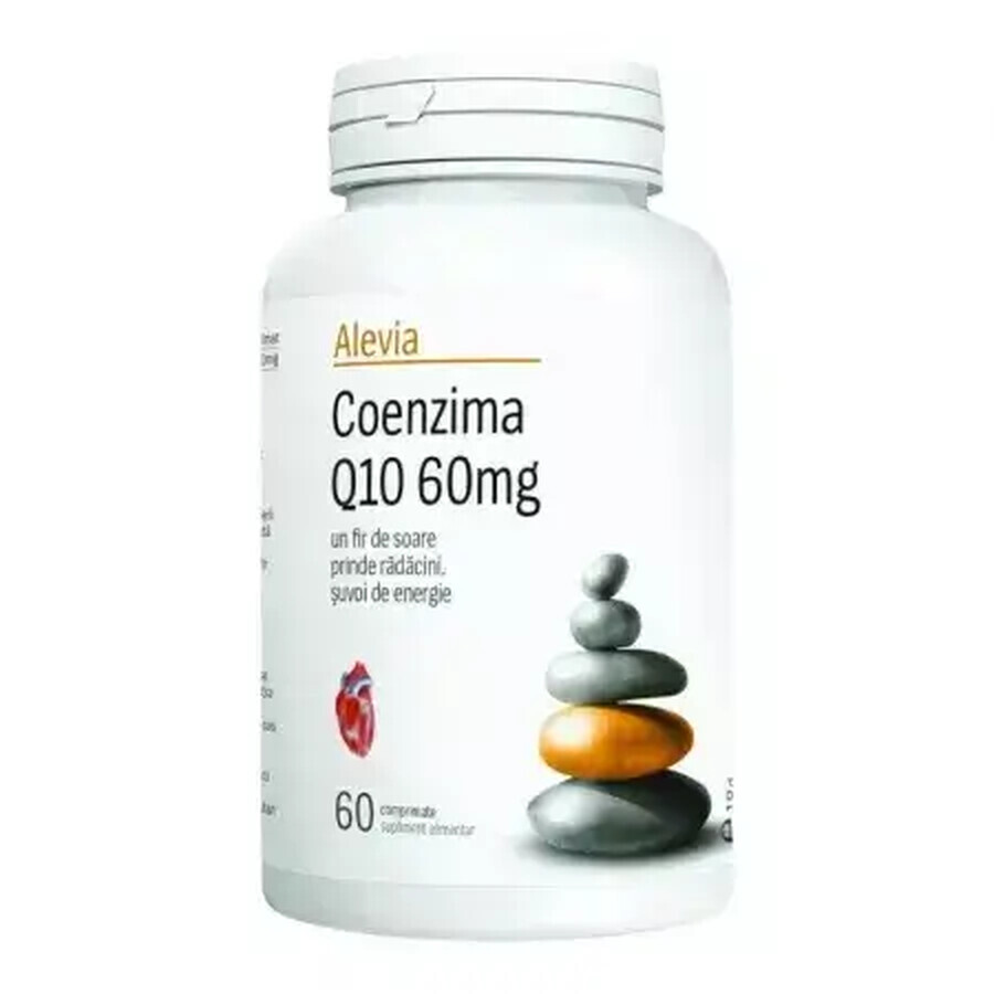 Coenzima Q10 60mg, 60 comprimidos, Alevia