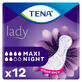 Tena Lady, assorbenti specialistici, Maxi Night, 12 pezzi