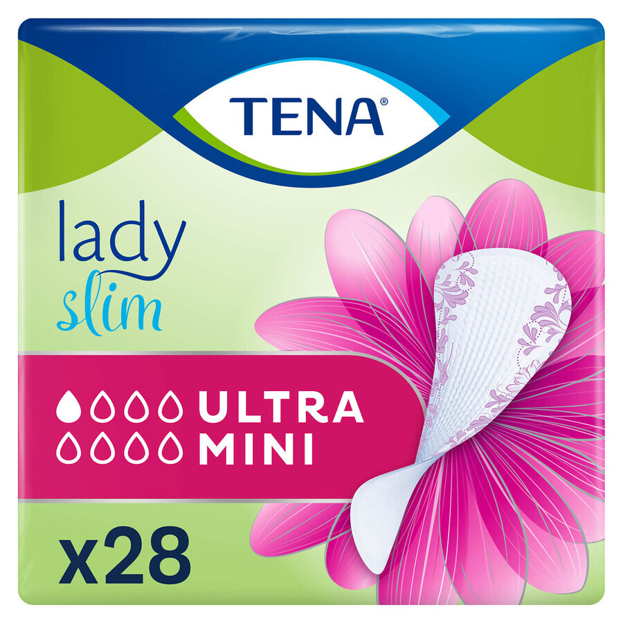 Tena Lady Slim, solette urologiche, Ultra Mini, 28 pz.