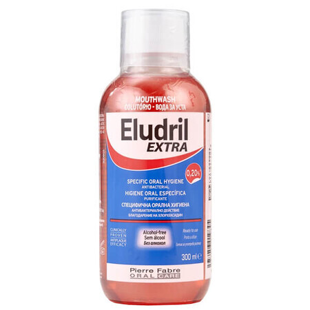 Eludril Extra - Soluzione per sciacquo orale 0,20% 300 ml
