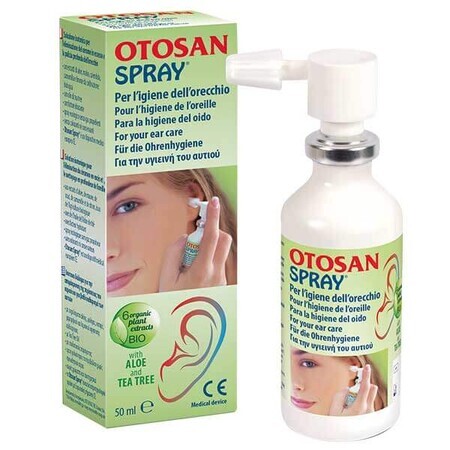 Otosan, Spray per le orecchie, 50 ml - Lunga durata!