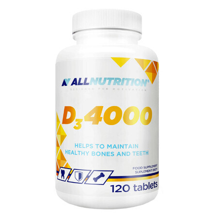 Vitamina D3 4000, Integratore Alimentare 120 Compresse