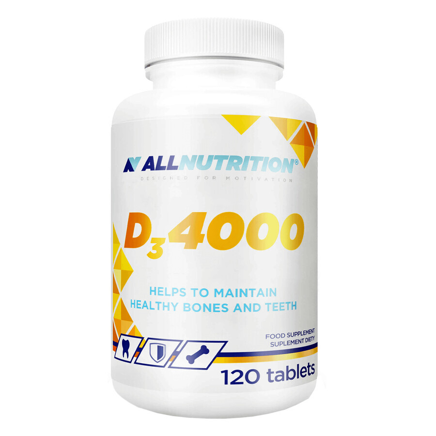 Vitamina D3 4000, Integratore Alimentare 120 Compresse