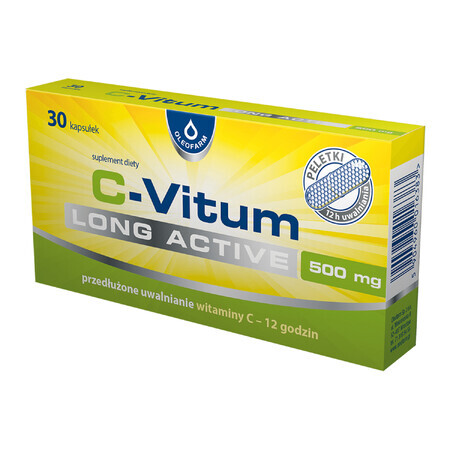 Integratore Alimentare C-Vitum Long Active, 30 capsule