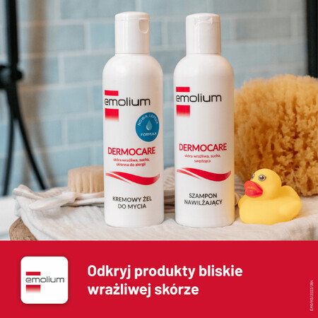 Emolium Dermocare, gel nettoyant onctueux, dès 1 mois, 200 ml