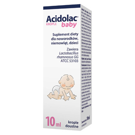 Acidolac Baby krople, 10 ml