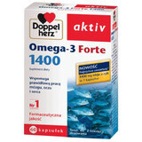 Doppelherz Attivo, Integratore Alimentare con Elevato Contenuto di Omega-3, 60 Capsule