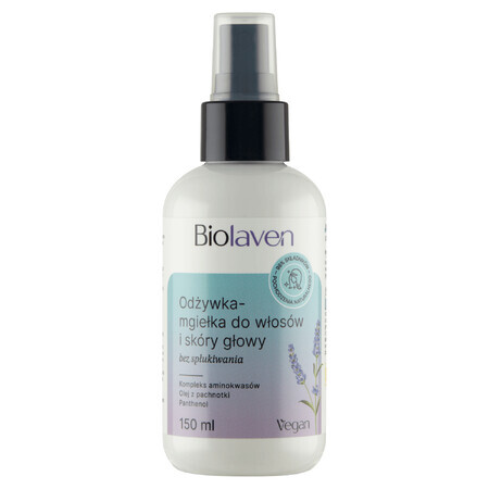 Biolaven, balsam-brumizator pentru păr și scalp, fără clătire, 150 ml