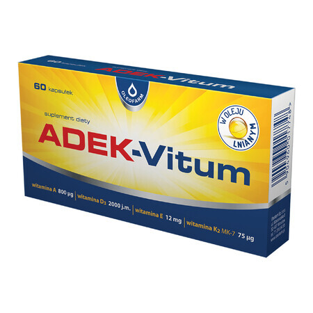 Formula Vitaminica Completa: ADEK-Vitum, 60 capsule