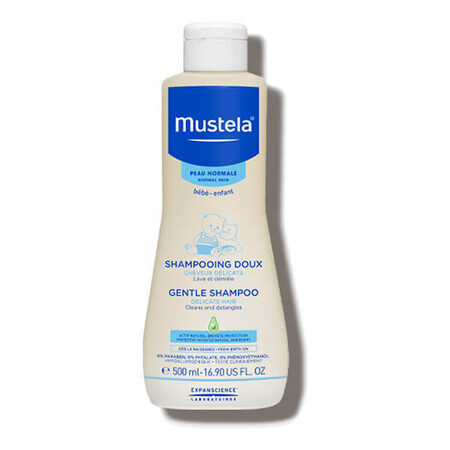 Mustela Bebe Enfant, shampoo delicato per bambini, dalla nascita, pelle normale, 500 ml