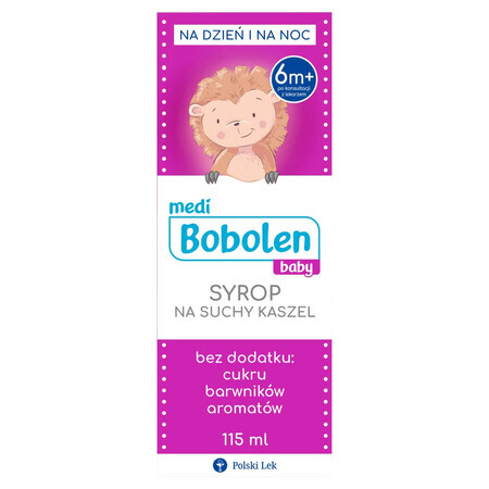Bobolen Baby, Sciroppo Tosse per Bambini, 115 ml