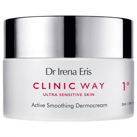 Dr Irena Eris Clinic Way 1°, dermocrème lissante active, pour le jour, SPF 15, 50 ml