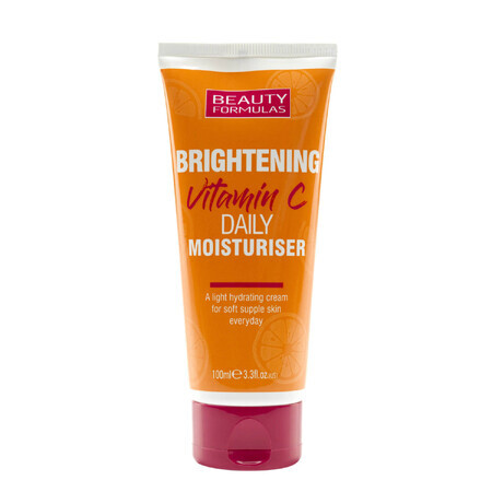 Beauty Formulas Brightening Vitamin C, crema facial iluminadora e hidratante, con vitamina C, 100 ml