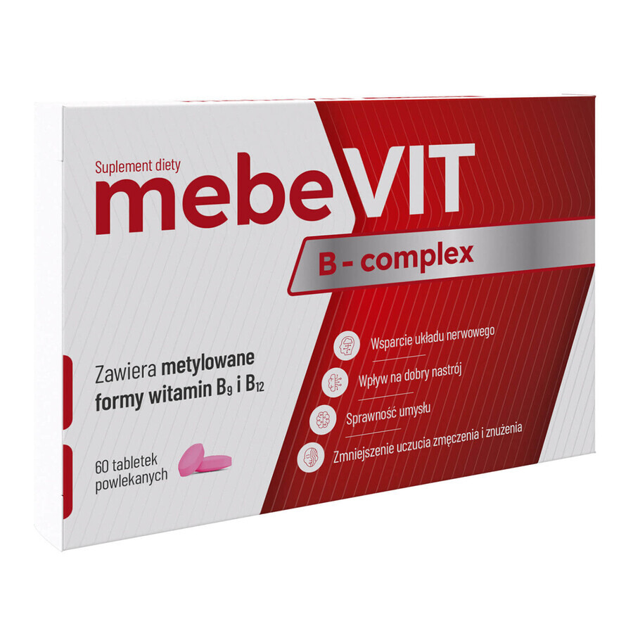 Integratore alimentare MebeVIT B-complexe, 60 compresse