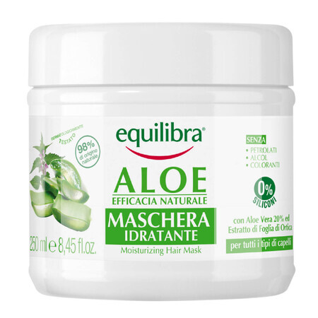 Maschera Idratante all Aloe Equilibra, 250 ml
