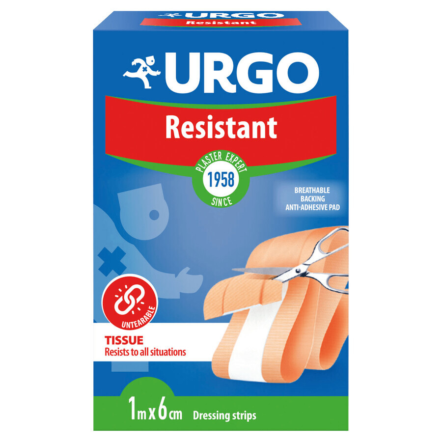 Opatrunek Urgo Resistant 1m x 6 cm