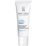 Iwostin Hydro Sensitia Prebio, crème hydratante légère aux prébiotiques, peaux normales, sensibles et mixtes, 50 ml