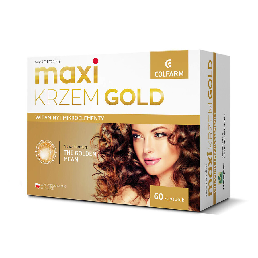 Maxi Silicon Gold, 60 capsules