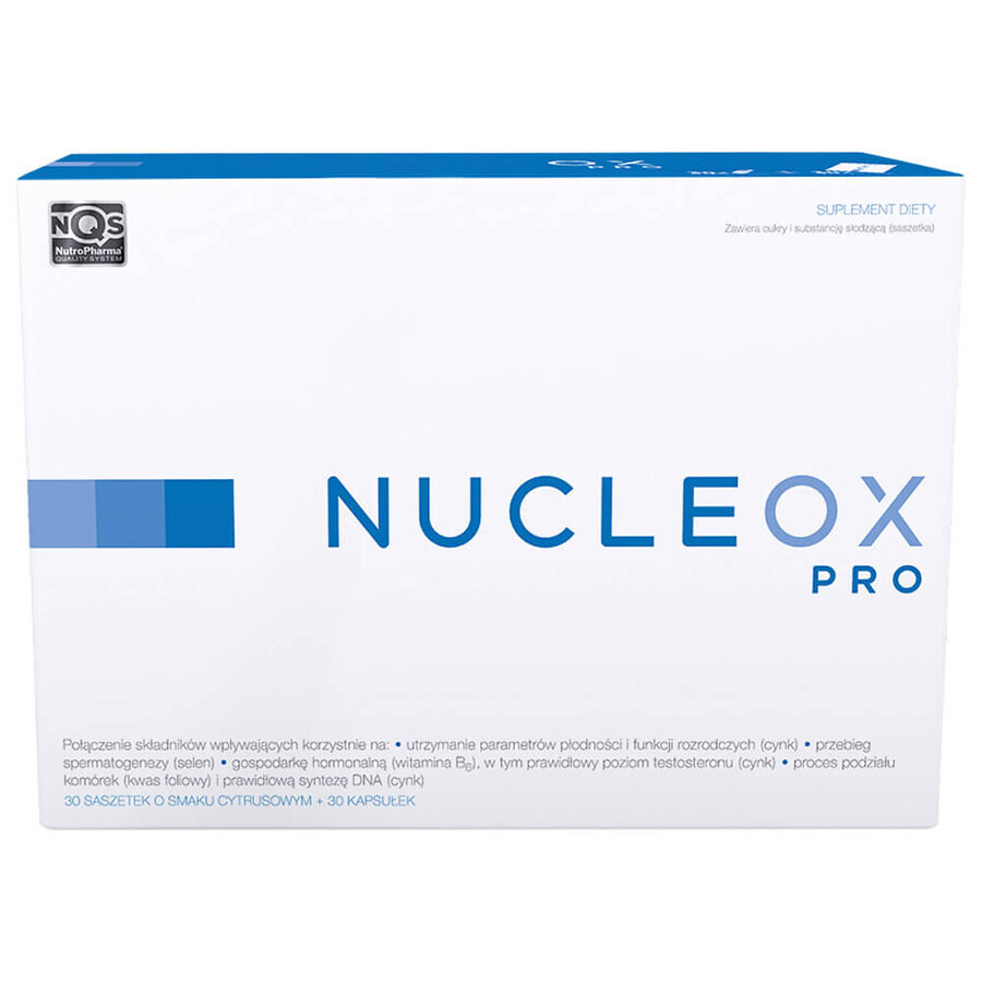 Nucleox PRO, 30 buste + 30 capsule