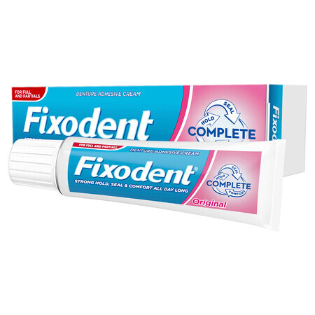 Denture Adhesive Cream Original, 47 g, Fixodent Complete