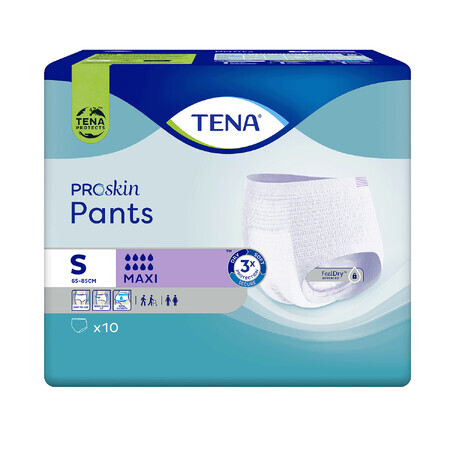 Tena ProSkin Pants Maxi Pannoloni Assorbenti Taglia S, 10 pezzi