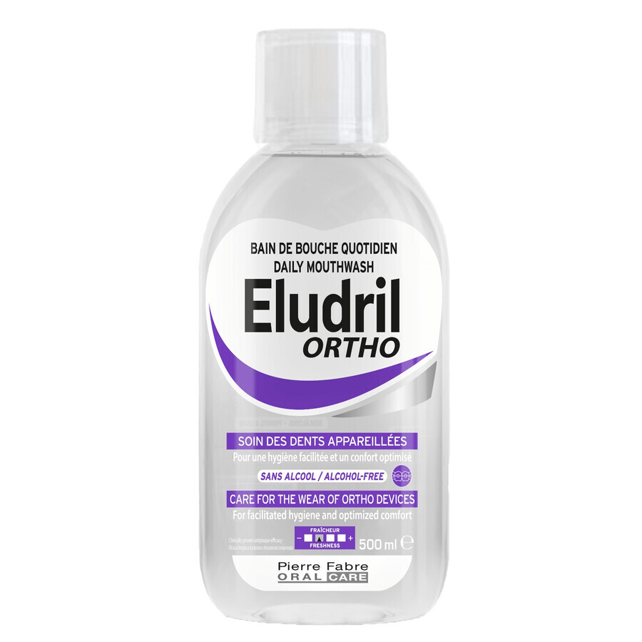 Eludril Ortho - Soluzione Igiene Orale Professionale, 500 ml