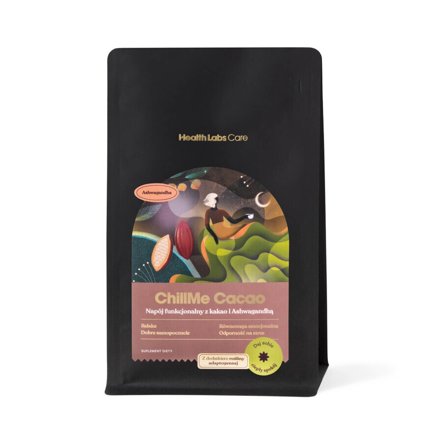Cacao Bevanda Funzionale con Ashwagandha - Fonte Concentrata di Energia e Vitalità, 240g