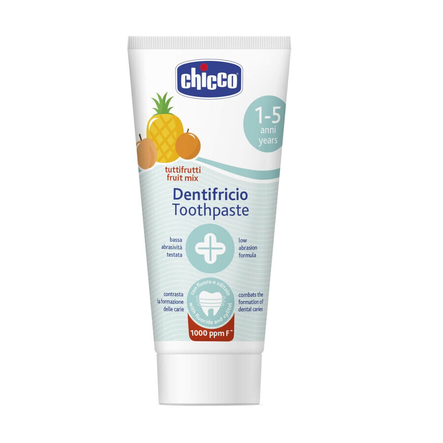 Dentifricio Chicco con fluoro 1000ppm, gusto fruttato - 50ml