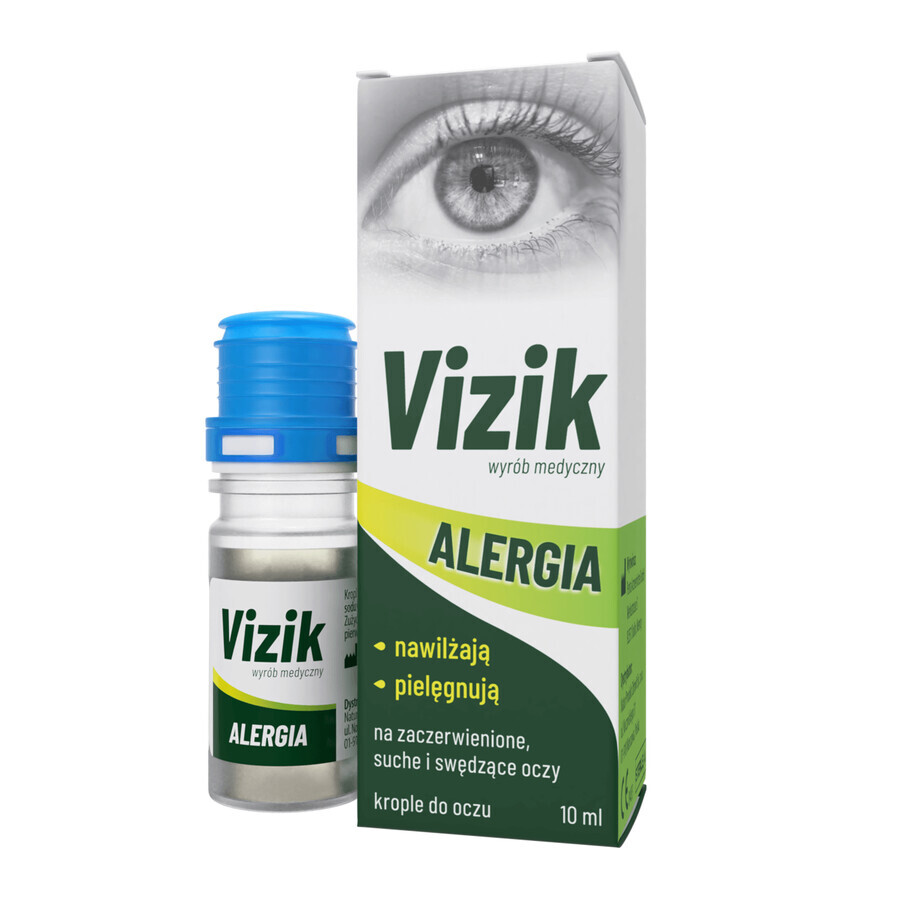 Vizik Allergy Red Dry and Itchy Eyes Eye Drops 10ml