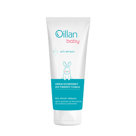 Oillan Crema Protettiva Viso e Corpo per Bambini, 75 ml