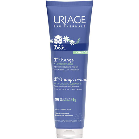 Uriage Bébé - 1er Change Crema per il Cambio Prevenzione e Trattamento, 100ml