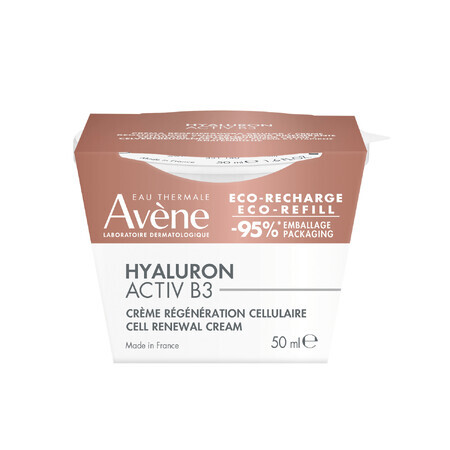 Avene Hyaluron Activ B3, cremă de reconstrucție celulară, Reîncărcare, 50 ml