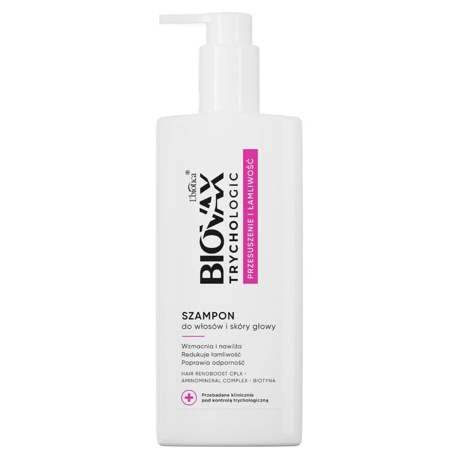 Shampoo Biovax Trychologic per Capelli e Cuoio Capelluto, 200 ml