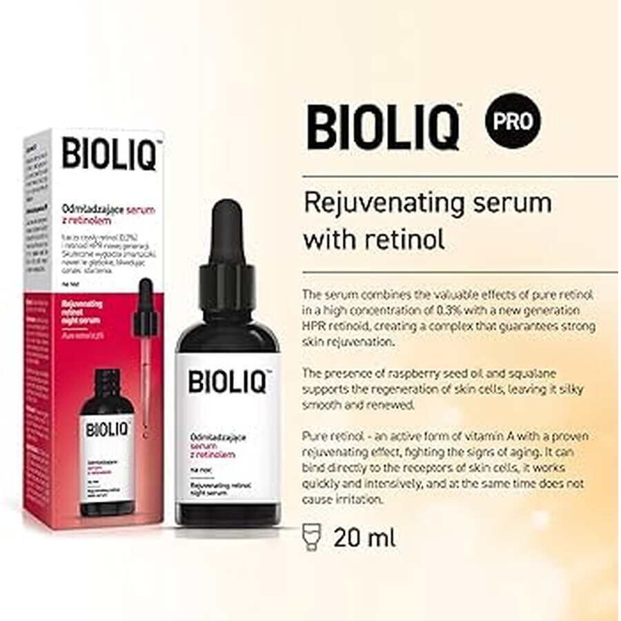 Bioliq Pro Odmadzajce serum z retionlem na noc, 20 ml - Dugi termin wanoci!