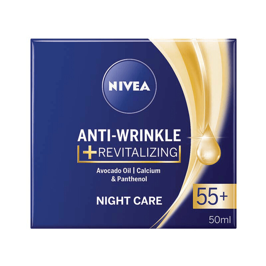 Revitalizing Anti-Wrinkle Night Cream 55+, 50 ml, Nivea