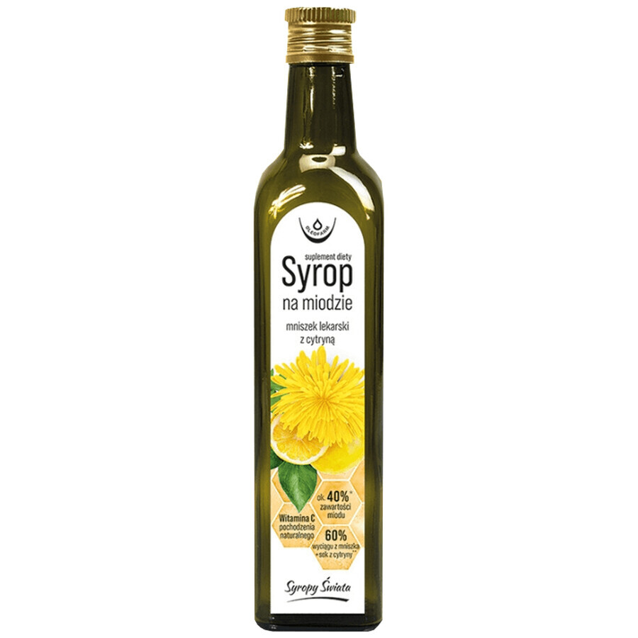 Sciroppo di Tarassaco con Miele e Limone, 250 ml