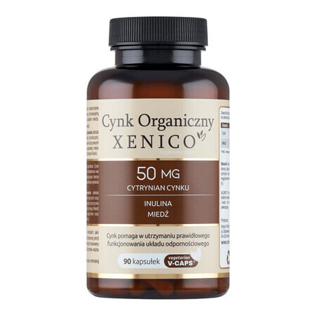 Xenico Biologisch Zink, 90 vegetarische capsules