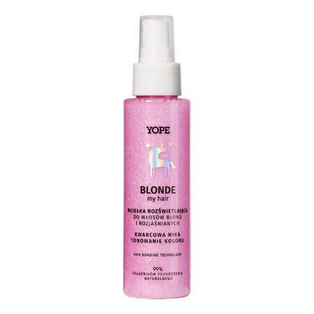 Yope Blonde My Hair, ceață pentru iluminarea părului, cuarț, 100 ml