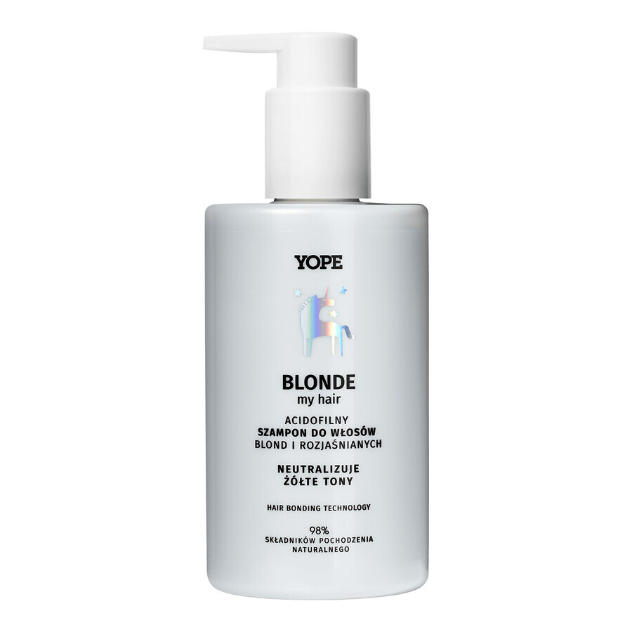 Yope Pflegendes Haarshampoo für Blondes  amp; Aufgehelltes Haar, 300 ml