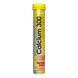 Activlab Pharma Calcium 300, sans sucre, goût citron, 20 comprimés effervescents