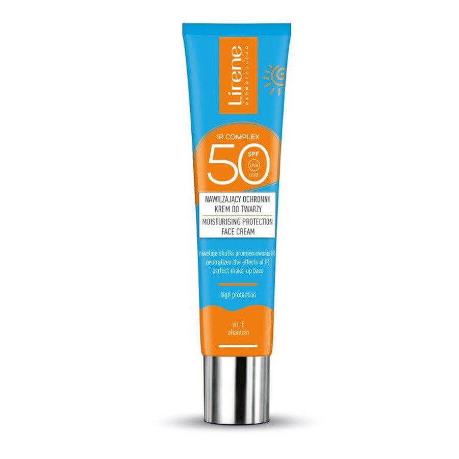 Lirene IR Complex, Cremă de față hidratantă, SPF 50, 50 ml