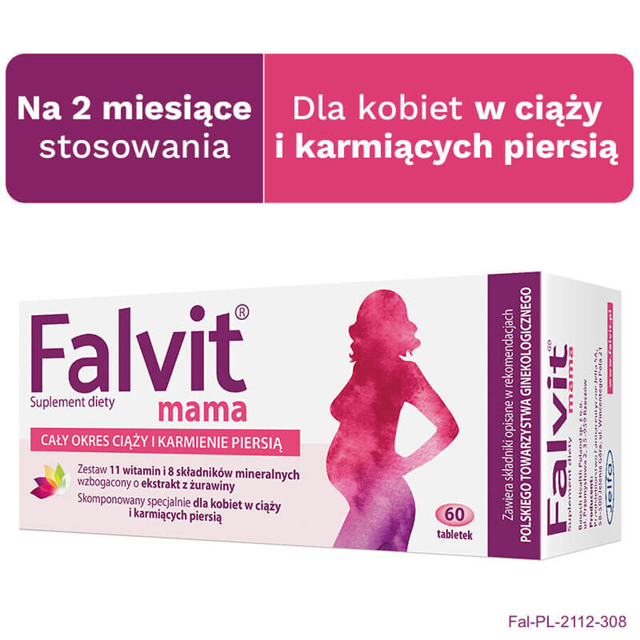 Falvit Mama, 60 compresse rivestite con film CONFEZIONE CONTAMINATA