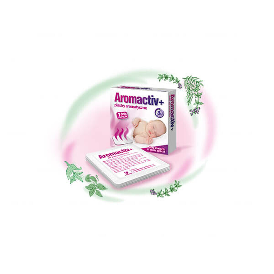 Aromactiv+, cerotto aromatico dal primo giorno di vita, 5 pezzi CONFEZIONE DIFETTOSA